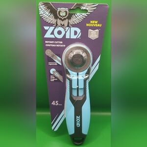 ZOID Tools 45mm Rotary W Soft Touch Handle Quilting Sewing NEW In Package